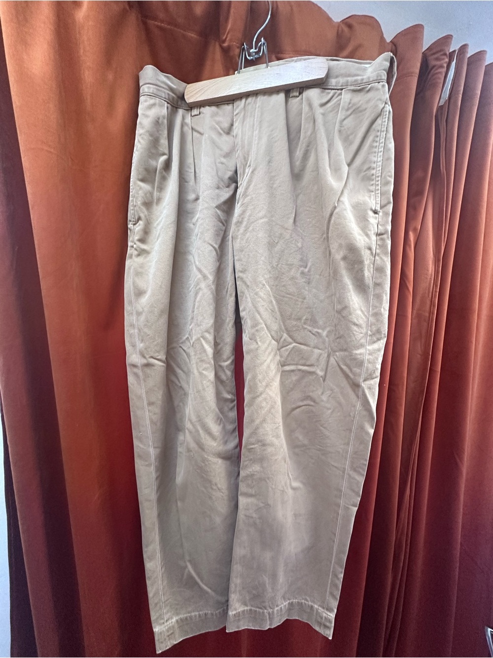 Polo Ralph Lauren Men's Pleated Chino Pants in Light Khaki (34x30)